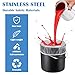 Paint Strainer for 5 Gallon Bucket, 2 Pack Stainless Steel Fine Mesh Screen, Reusable Paint Filter, Paint Funnel Filter for Tiny Seeds, Oil, Paint, Latex, Glazes, Gas, Kerosene