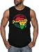 Grezea Juneteenth Tank Top for Men: African American T-Shirts American Freedom Sleeveless June 19th Tees