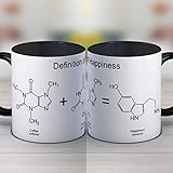 565pir Chemie Geschenk Kaffeetasse Chemie Tasse Kaffee Liebhaber Geschenk Wissenschaft Tasse Koffein Tasse Serotonin Tasse Koffein Molekül Wissenschaft Koffein