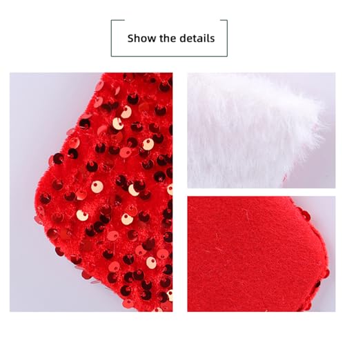Collants de Noël sapin et décorations de fête scintillantes