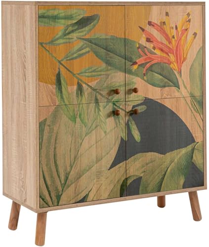 Emob - Cabinet polyvalent Vella | Sonomo Vert Jaune