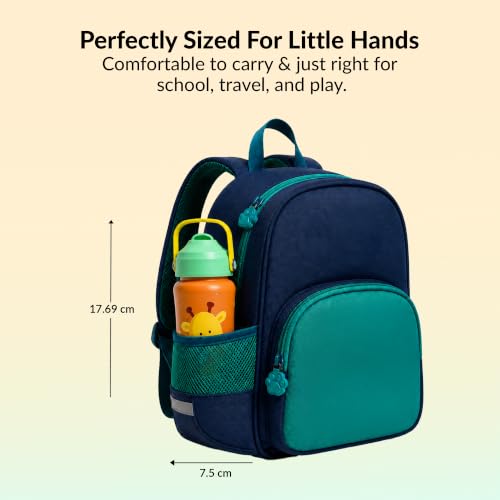 Image of rabitat Steel Play Kids Stainless Steel Water Bottle 450ml | 2 Year Warranty | Leakproof Sipper | Soft Silicone Spout, Flip-Lock Cap & Handle | BPA-Free 18 /8 SS | Anti-Skid Base | Little Boss