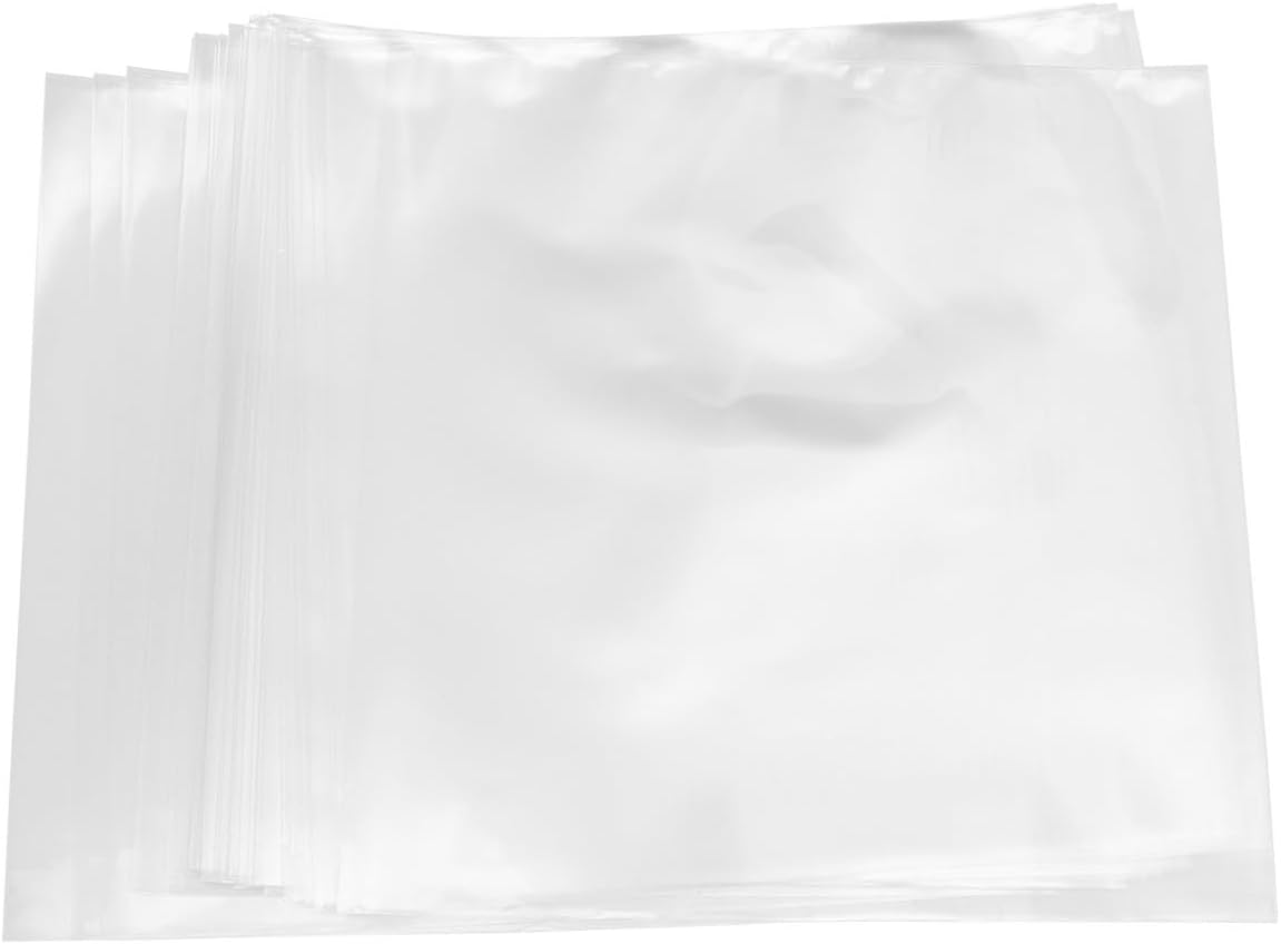 DECHOUS 30pcs 12 Inch Vinyl Record Protecting Bags Thickened Cpp Material Flat Sleeves to Reduce Friction and Wear for Safe Storage and Travel