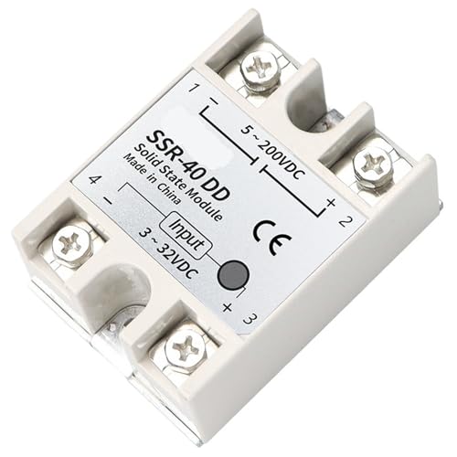 Relais statique monophasé SSR-60DD commande CC coque blanche