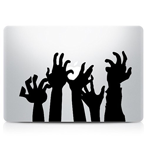 Decal Galleria DecalGalleria - Zombie Hands Sticker for MacBook, MacBook Pro and MacBook Air 11, 12, 13, 15, 17 inch