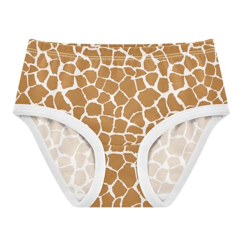 Girls' Underwear Giraffe Print Cotton Stretch Comfort Toddler Panties