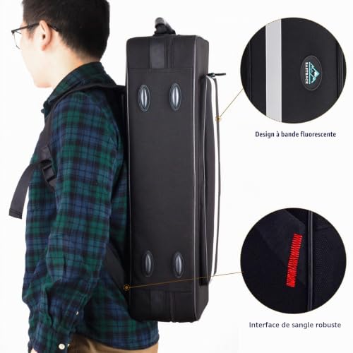EASTROCK Débutants Saxophones Alto E Plat en Laiton Laqué Doré, Or – vue 7