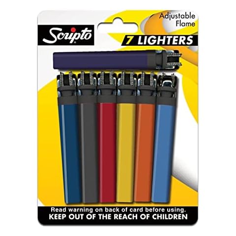 Scripto Lighters, 7 Count Cover