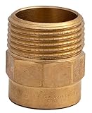 Material latón Latón Fontanería montaje para Soldadura Conexión a cobre tubos macho 28mm 1\"