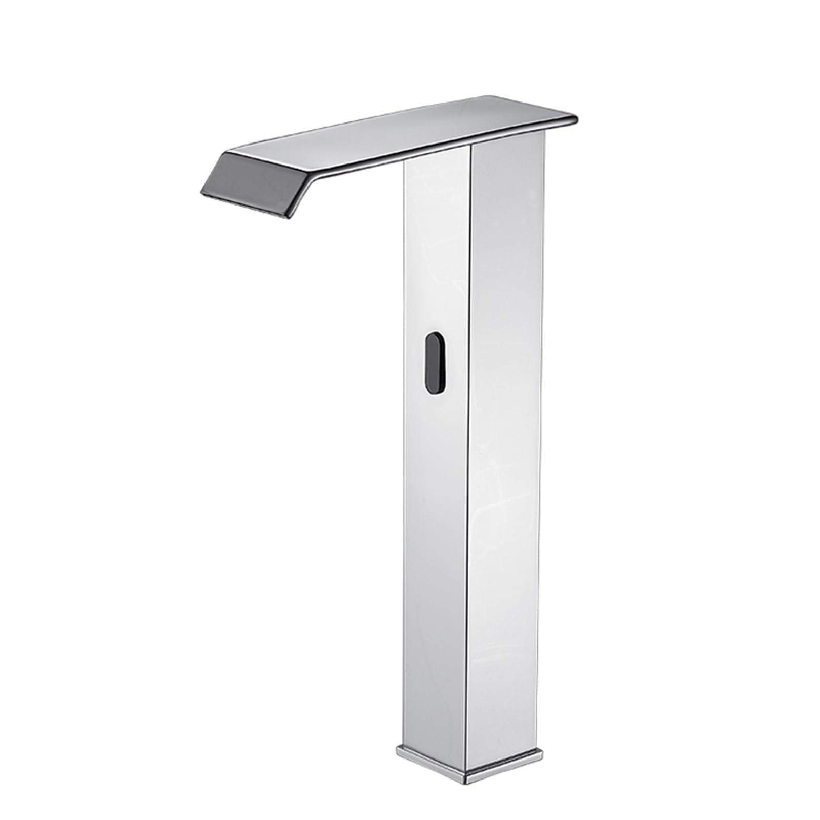 ZYCHSJXA Touchless Basin Tap Waterfall Mixer Taps for Bathroom Infrared Sensor Faucet Stainless Steel,Chrome,High