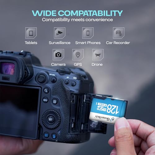 Image of GT GREEN TECH Memory Card Ultra Speed 3 128GB & Elevate Storage and Performance Reliability in Compact Form