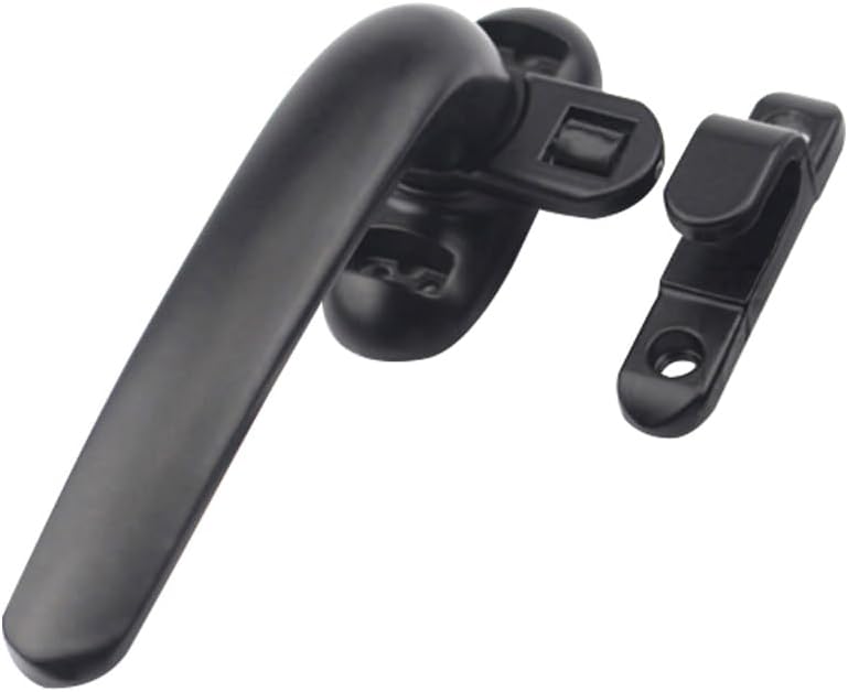 Casement Locking Handle,Aluminum Alloy Window Drive Knob Lock Plastic Steel Latch Sliding Door Furniture Bolt Hardware Part Handles(Right One Piece)