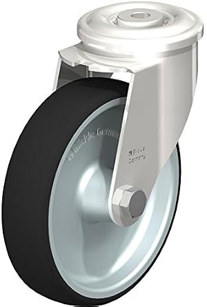 Blickle LEXR-Path 160G Swivel Caster, 6.3" Wheel Diameter, 660 lb. Load Capacity