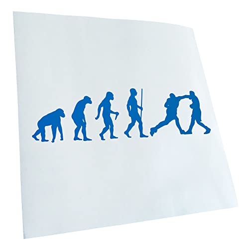 Kiwistar - Autocollant - Boxes Knockout Evolution II - bleu - G24 - Pour voitures, vélos, véhicules, motos, cyclomoteurs, tuning, vitres arrière