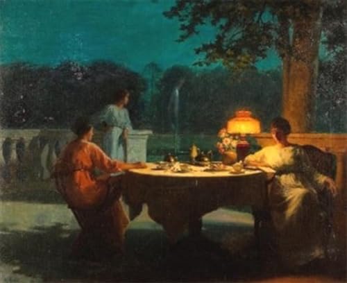 Impression toile Marcel Rieder grand format 60x90cm décoration salon haut de gamme
