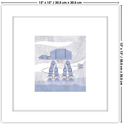 Poster Star Wars AT-AT encadre pour deco murale chic - 7