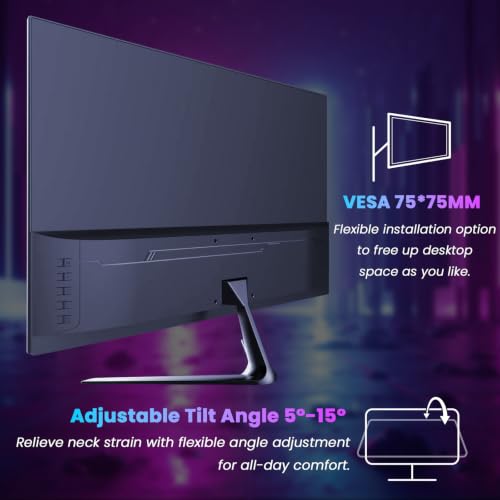 Image of Gawfolk 24.5 Inch Gaming Monitor Flat VA Panel, 240Hz Monitor 1ms | FreeSync, 3000:1 High Contrast, 68% NTSC, VESA 75x75mm Wall Mountable