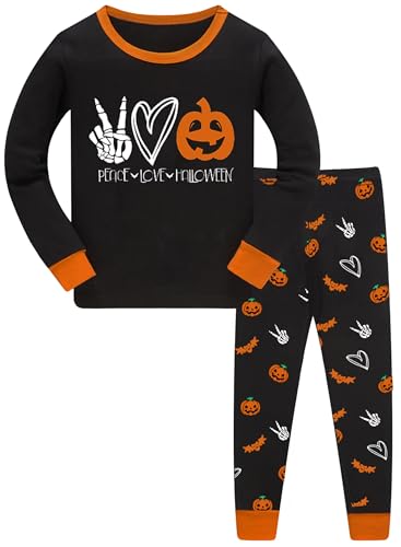 TCWWBB Set Pajama 1-2, pace amore Halloween, 6-7 Jahre
