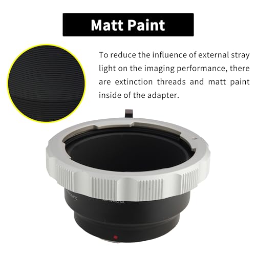 Ficha técnica XPIMAGE OCT19 L Adaptador de montaje de lente compatible con lentes LOMO OCT-19 para cámara digital sin espejo Leica SL Panasonic S5 Sigma fp L - Fernando Cortés