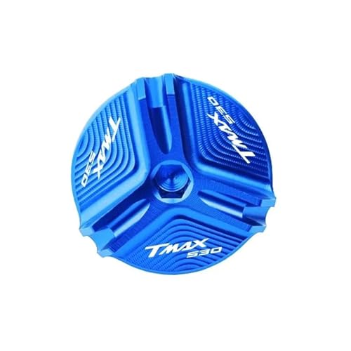Tapa de aceite de motor para Yamaha TMAX 530 y 560 accesorio de aluminio azul A