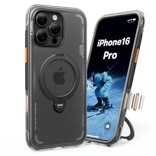 TORRAS Ostand Q3 Air Case for iPhone 16 Pro