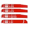 12 Pack 9 inch Reciprocating Saw Blade Set, Various TPI Bi-Metal Sawzall Blades for Wood, Metal and PVC Cutting, Durable Sawzall Blades for Multi-Material Demolition and Cutting, for Diablo