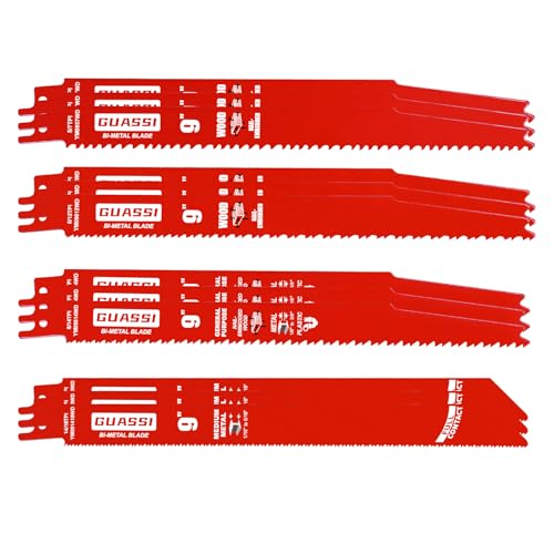 Guassi 12-Pack Multi-Material Saw Blades