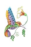 Uniquilling Paper Filigree Painting Quilling Kits,Panit by Numbers for Adults - Blue Dragon Aniaml...