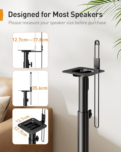 Support enceinte réglable Perlegear pour une immersion home cinéma parfaite dans votre salon