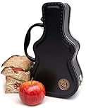 Suck UK Guitar Lunch Box | Vintage Metal Lunch Box For Kids | Guitar Shaped Case | Retro Rockstar Tin Case with Handle | Rockstar Lunchbox | Old School Lunchbox | Tip Jars For Musicians | Novelty Gift