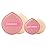 COOL-ANGLE 4Pack Pink Makeup Sponge For Foundation Concealer And Powder, Latex Free Blender Sponge For Natural And Easy Makeup Soft Long-lasting, Pack for 2X-Large and 2 Medium