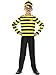 SMIFFYS Smiffy's, costume da Where's Wally Odlaw con licenza ufficiale