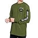 Winchester Official Legend of Winchester Printed Long Sleeve Cotton T-Shirt for Men, Women, Unisex Military Green