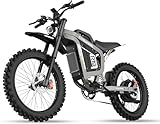 JVV R19 Electric Dirt Bike, Off-Road Motorcycle, 72V 40Ah Lithium Battery, 6000W...