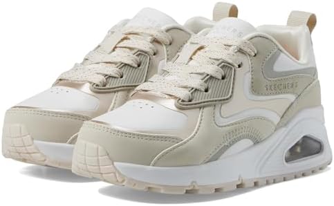 Skechers Girls UNO GEN1-COLOR Surge Sneaker, Natural, 4.5 Big Kid | Image 3
