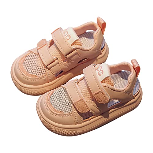 sfdgfhyf Unisex Kids Party Shoes Summer Mesh Rubber Sole Lightweight Breathable Children's Fashion Leisure Sports Beach