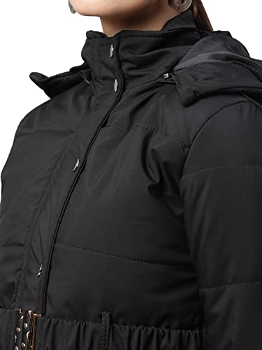 Image of Global Republic Polyester Regular Fit Hood Full Sleeves Jacket for Women