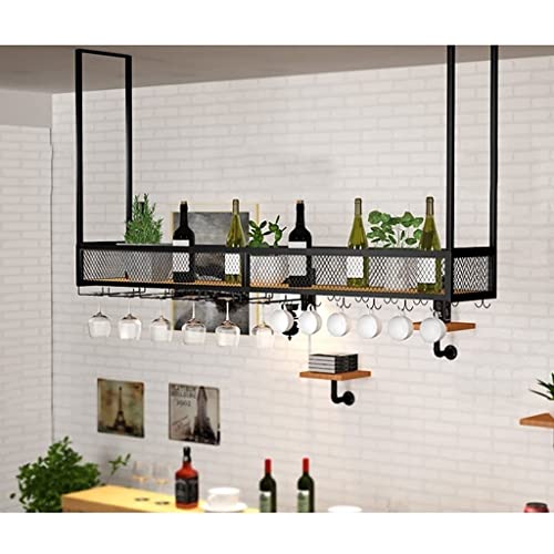 Support de rangement de décoration de bar noir anti-encombrement