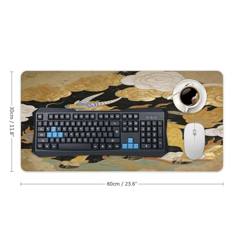 Tapis de bureau antidérapant résistant à l'eau pour protéger la table des rayures de clavier - 2