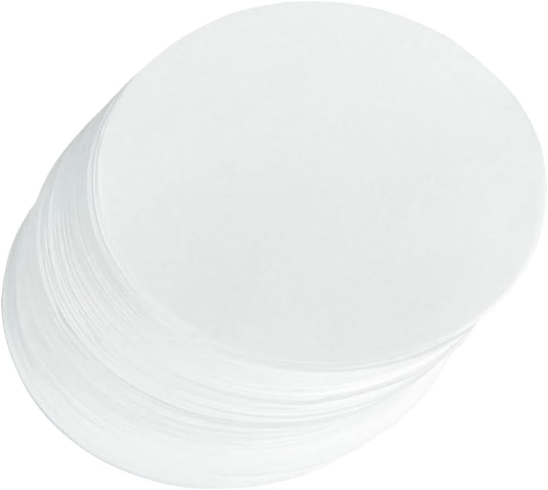 Alipis Hamburger Patty Papers Food Patty Liners 11cm White 100 Pcs round Non-stick Paper Sheets Easy to Use for Kitchen and Baking