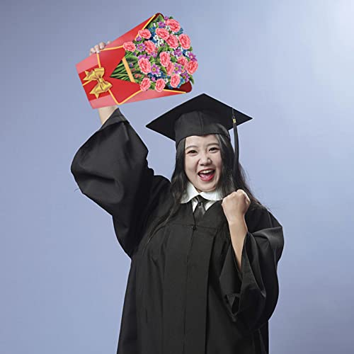 Paper Pop Up Cards Fresh Cut Flowers Bird Of Paradise/Carnation/Daisy 13.58 Inch 3D Popup Greeting Cards With Note Card And Envelope Forever Flower Bouquet Gifts For Women Mother's Day Birthday - 3 Pcs （ Bird Of Paradise/Carnation/Daisy） #TOP5