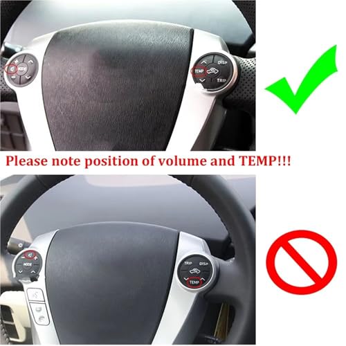 Bouton de volant switch control panel button pour Toyota Prius C Aqua 2012-2017