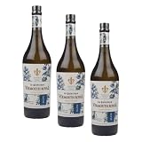 La Quintinye Vermouth Royal Blanc 750 ml 16º– Vermouth Premium – Elaborado para cocteles y para tomar solo (Paquete de 3)