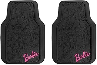 Pilot Automotive BAR-3001 Barbie 60th Anniversary Pink Logo Universal Fit Rubber Car Floor