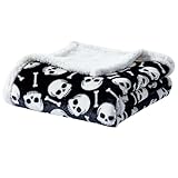 Elegant Comfort Luxury Halloween Sherpa Throw Blanket Ultra-Soft Cozy Velvet Fall...