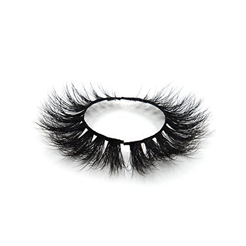 Arison Lashes 3D Mink Fur Fake Eye Lash False Eyelashes 100% Siberian Mink Pure Hand-made Natural Look for Makeup (1 Pair)