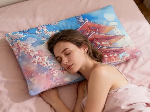 Velours coussin Japon 40x80cm de qualité supérieure avec impression recto verso modèle O-388B - 7
