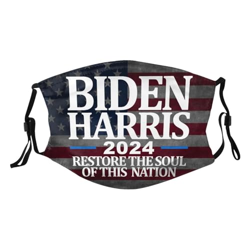Biden Harris 2024 Adult Dust Mask Adjustable Dust Face with 2 Filter8090