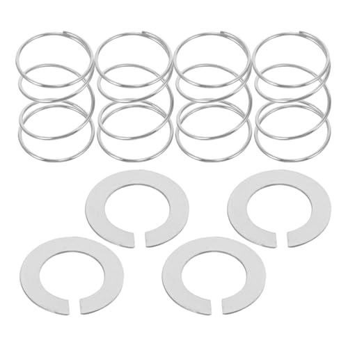 jojofuny Juego de 4 Resortes Metálicos y Arandelas de Acero Inoxidable para Batidora de Pie, Accesorios de Instalación Rápida, Piezas de Repuesto Compatibles para Mezcladoras de Cocina