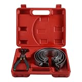 IJSDNVJNDX Kit di Attrezzi per La Compressione/Mantenimento delle Fasce Elastiche del Pistone di Moto/Bici da 62-145 mm